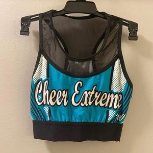 Cheer Extreme sports bra trio with shorts